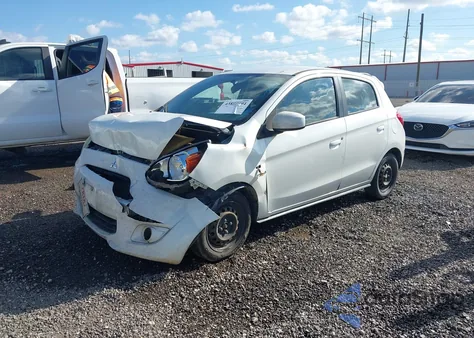 2015 Mitsubishi Mirage De from USA, damaged, VIN ML32A3HJ8FH044331